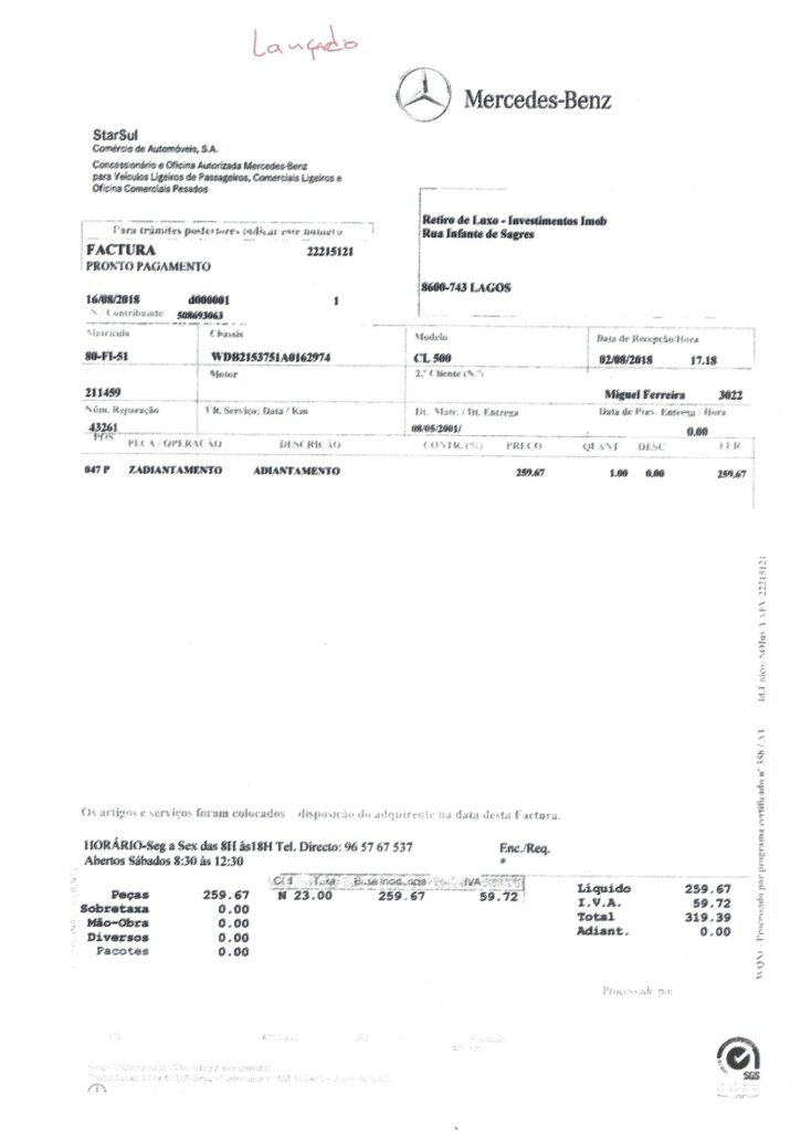 Mercedes CL 500 V8 Coupé